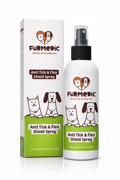 FurMedic Anti Tick & Flea Shield Spray